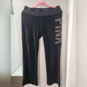 Vintage PINK By VS Velour Pants XS